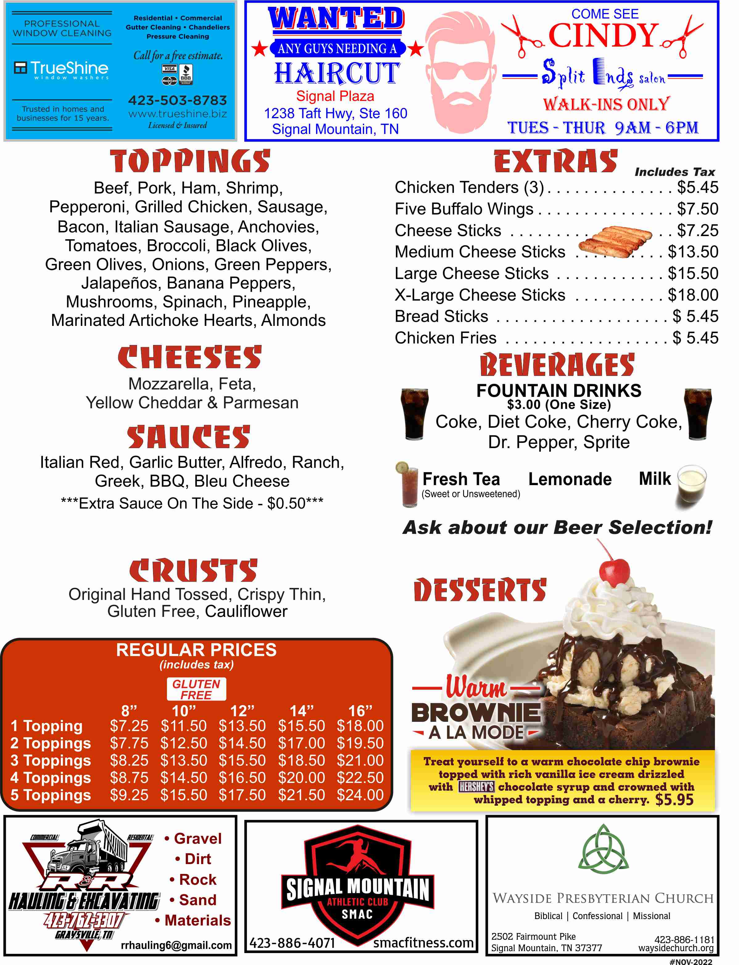 Pizza Place Signal Mountain, TN